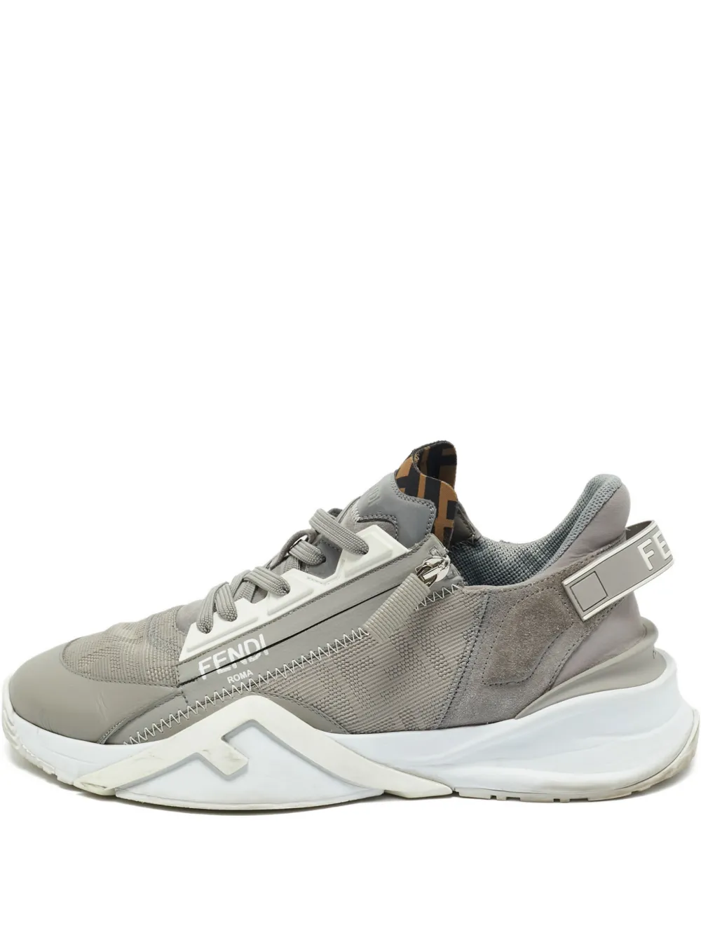 Fendi Pre-Owned Flow low-top sneakers | Grey | Image 1