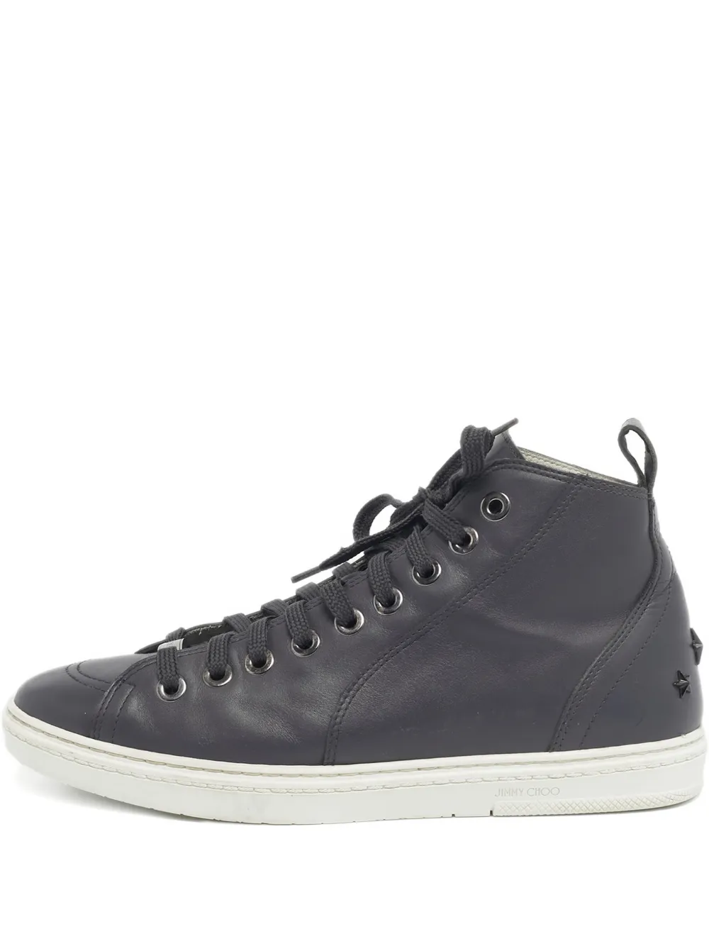 Jimmy Choo Pre-Owned Sneakers alte in pelle - Grigio