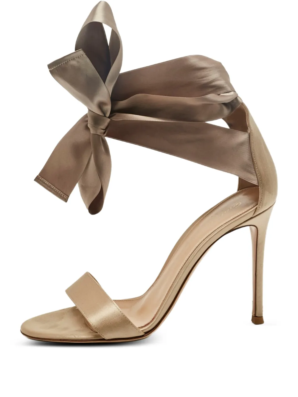 Gianvito Rossi Gala ribbon-tie sandals - Grau