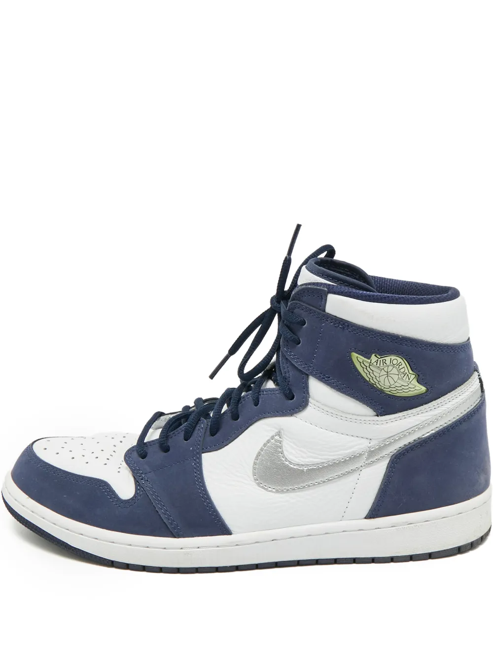 Jordan Air Jordan 1 suede leather sneakers - Blau