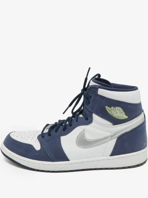 Jordan baskets Air Jordan 1 en cuir et daim