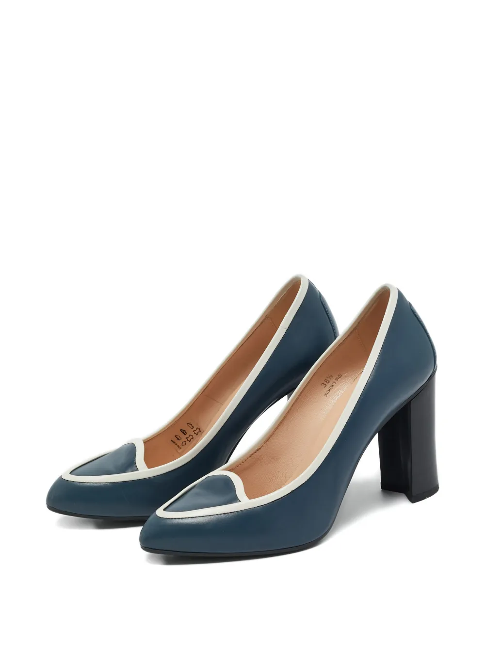 Tod's block-heel pumps - Blauw