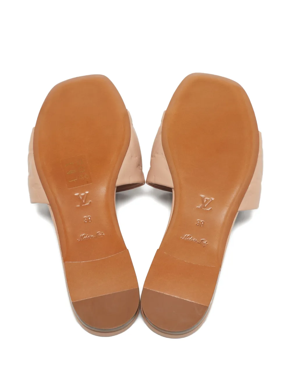 Louis Vuitton Pre-Owned Revival leather sandals - Roze