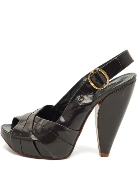 Marc Jacobs Crossed platform sandals