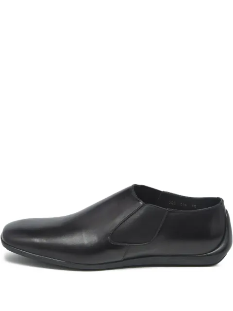 Prada Pre-Owned leather slip-on loafers