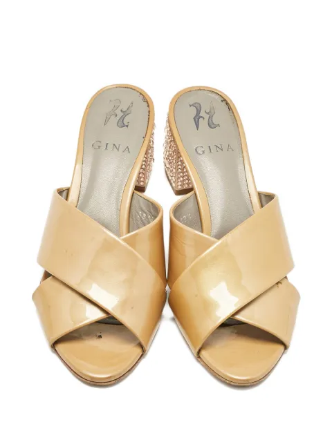 Gina crisscross heeled sandals