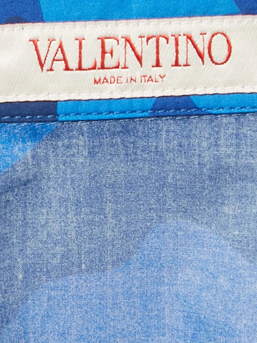 Valentino Pre-Owned Camicia in cotone con stampa camouflage | Image 2