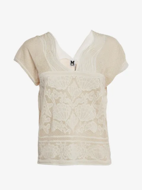 Missoni Pre-Owned V-neck lace blouse