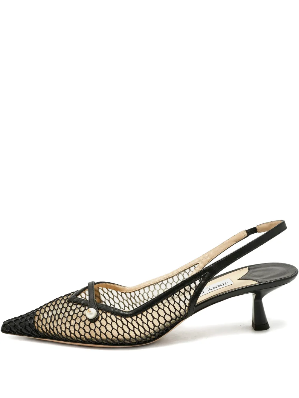 Jimmy Choo Pre-Owned Fetto slingback pumps - Nero