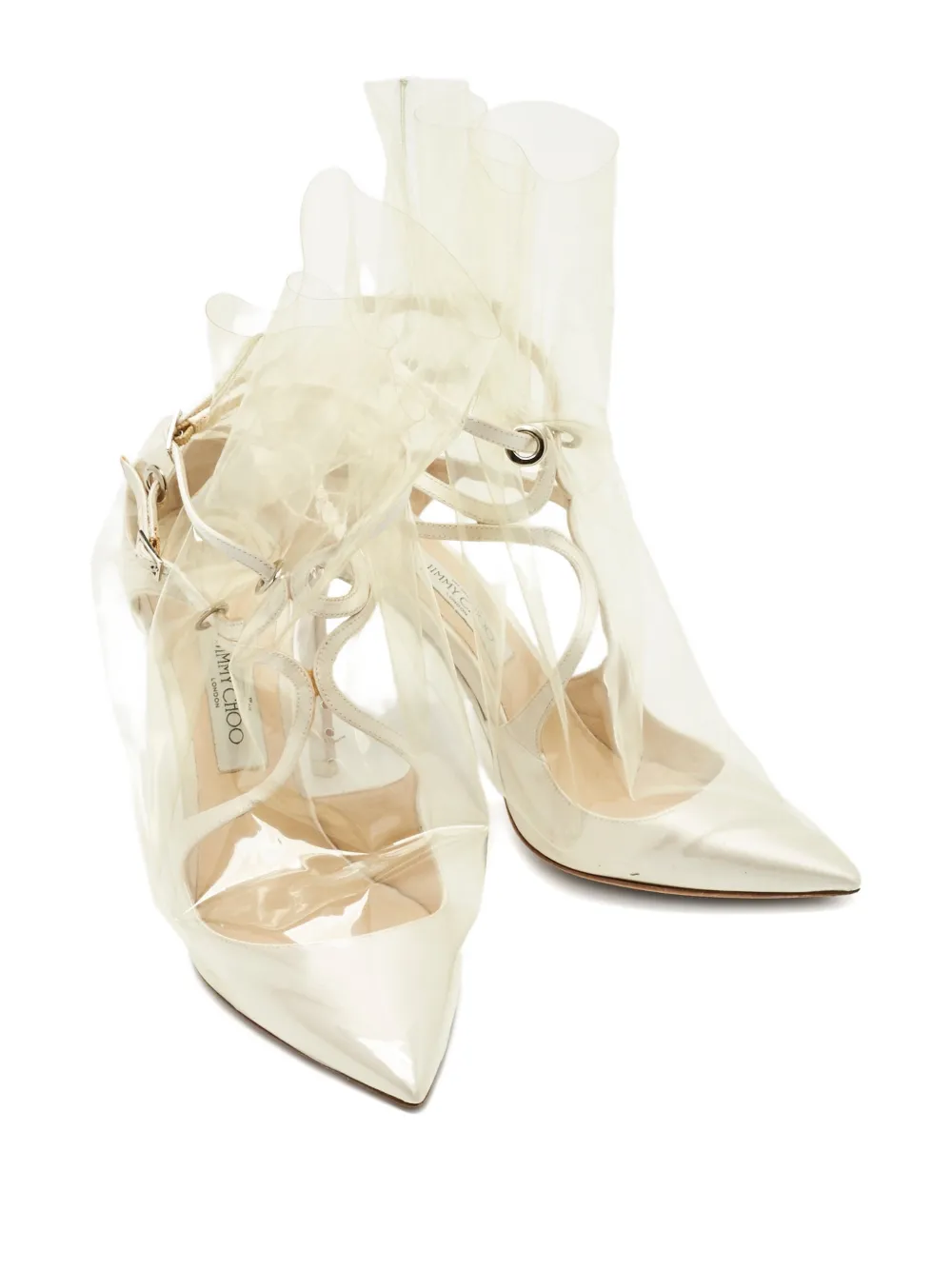 Jimmy Choo Pre-Owned x Off-White Claire pumps - Wit
