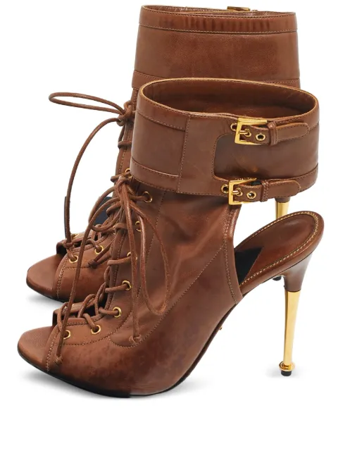 Tom Ford Vintage cut-out leather ankle boots