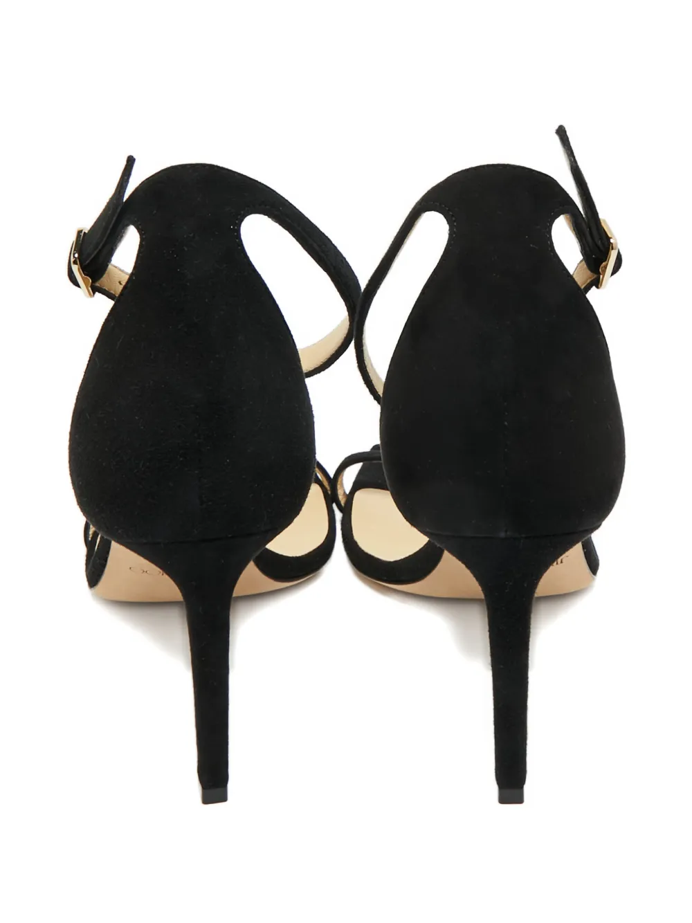 Jimmy Choo Pre-Owned Alva suede sandals - Zwart