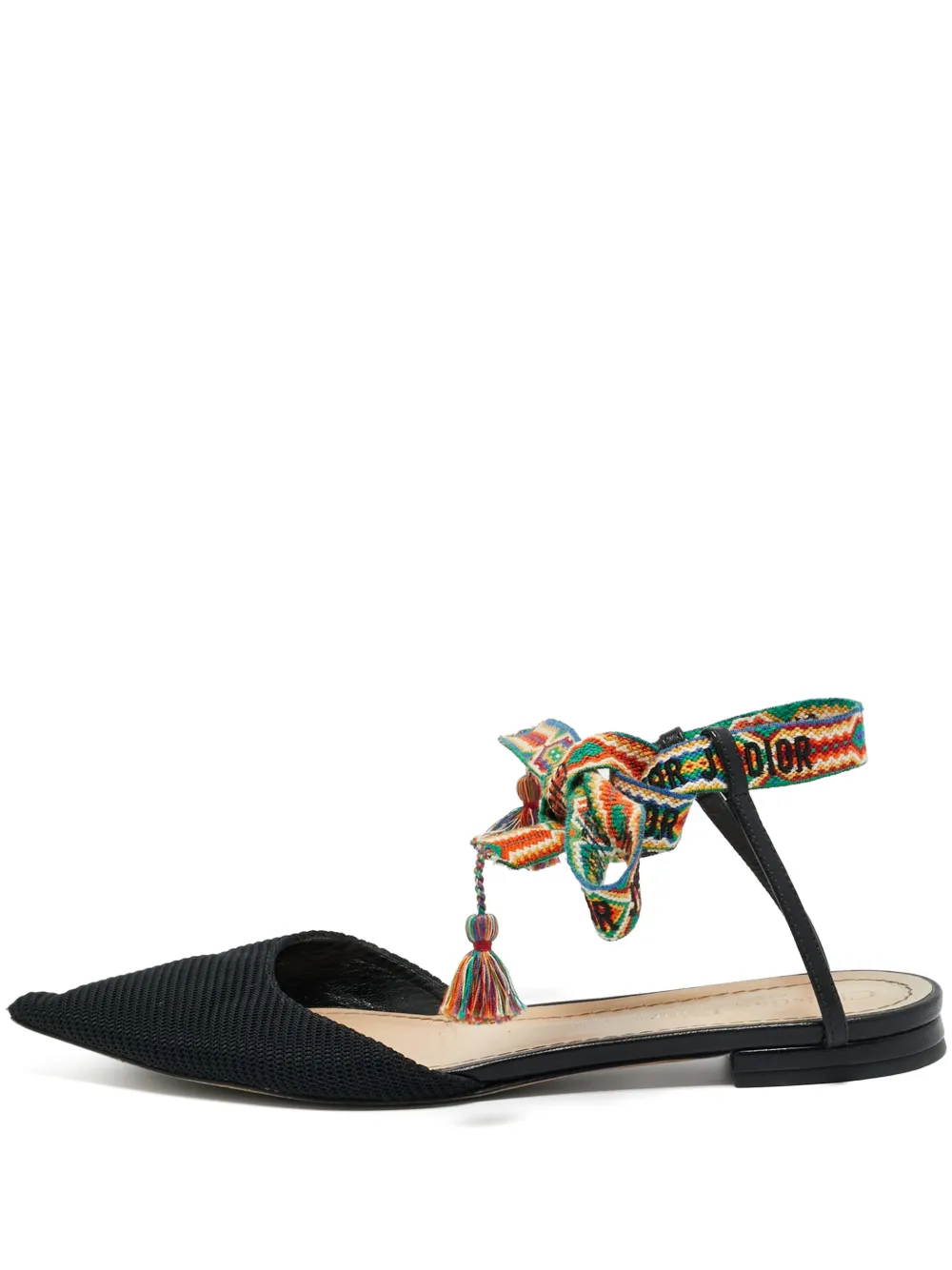 Christian Dior Pre-Owned J'adior pointed-toe flats - Nero