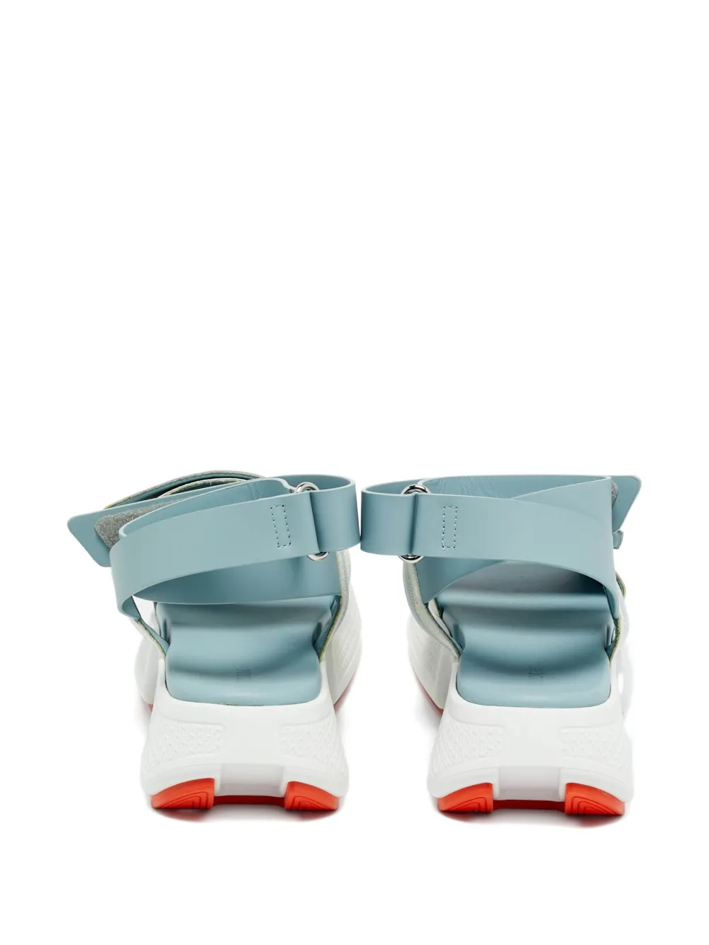 Hermès Pre-Owned 35.5 calf leather strap sandals - Blauw