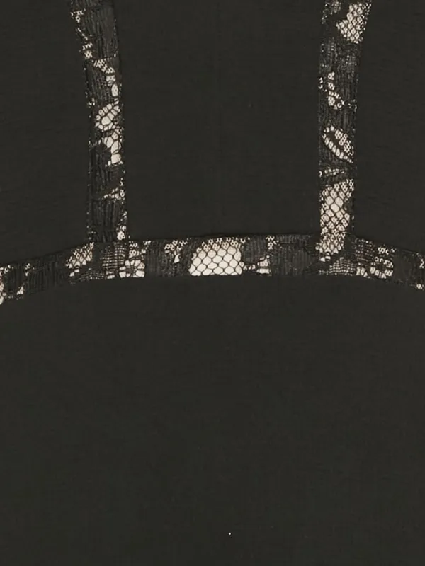 BCBG Max Azria Lace Maxi Dress | Black | FARFETCH ID