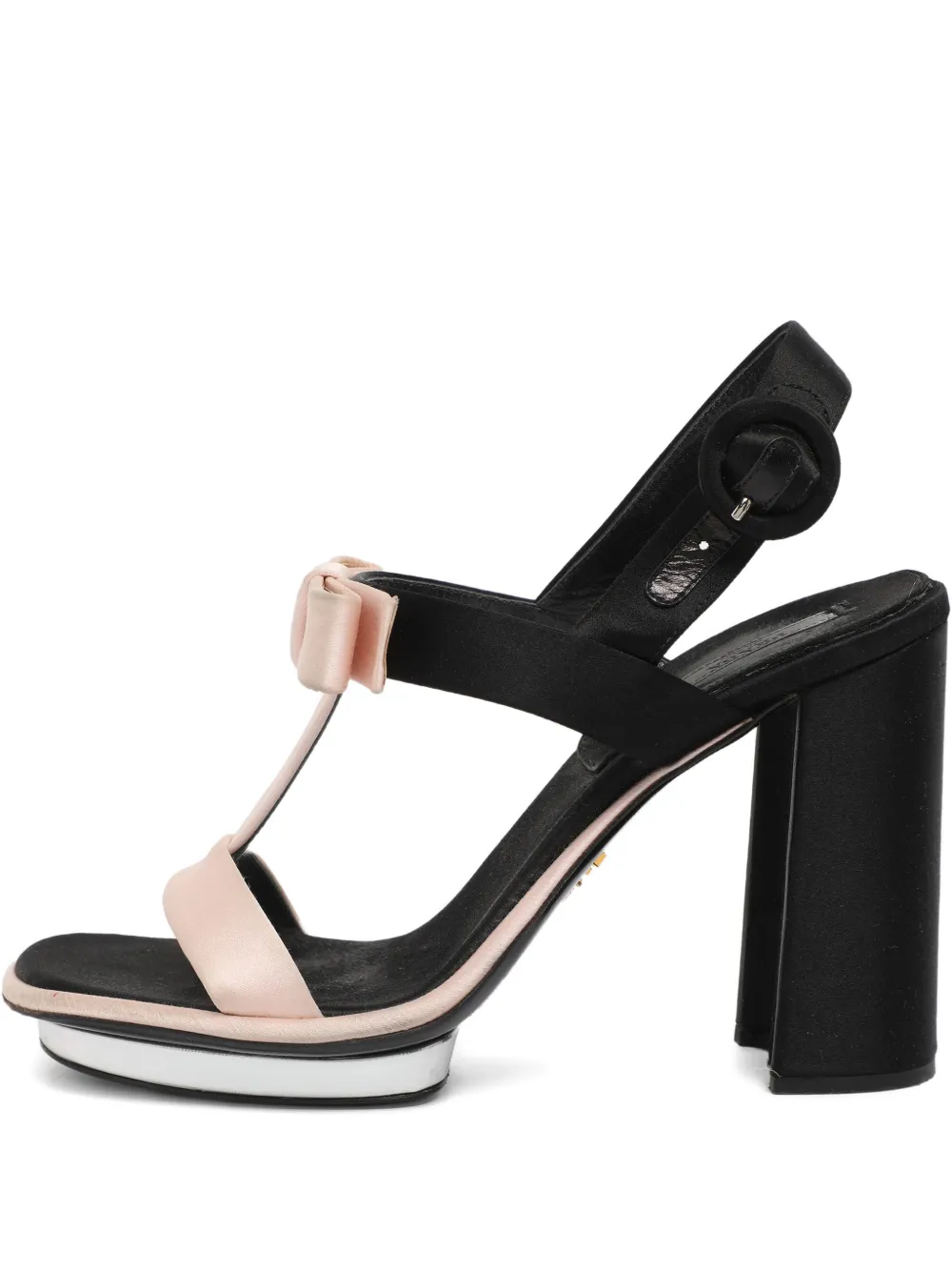 Prada Pre-Owned Slingback-Sandalen - Schwarz