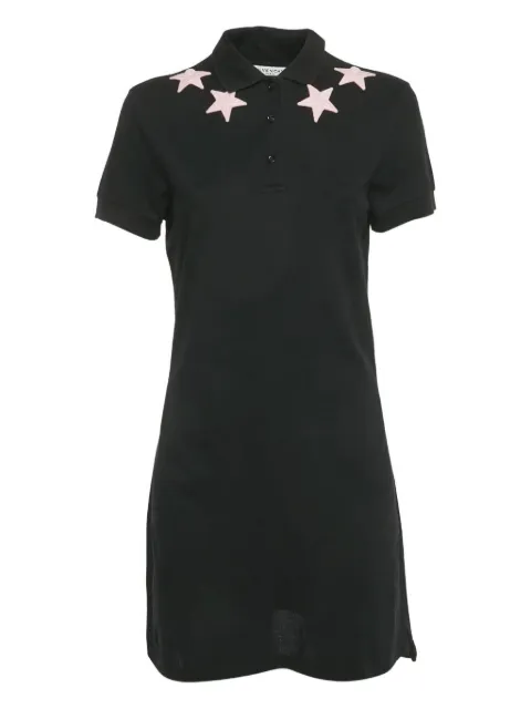 Givenchy Pre-Owned star-appliqués polo-collar dress