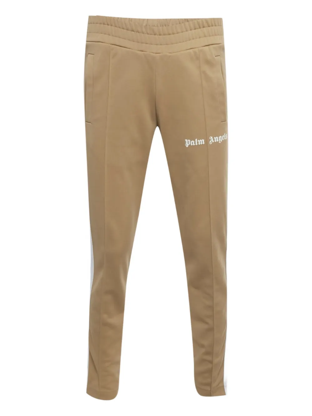 Palm Angels jersey logo-print track pants - Toni neutri