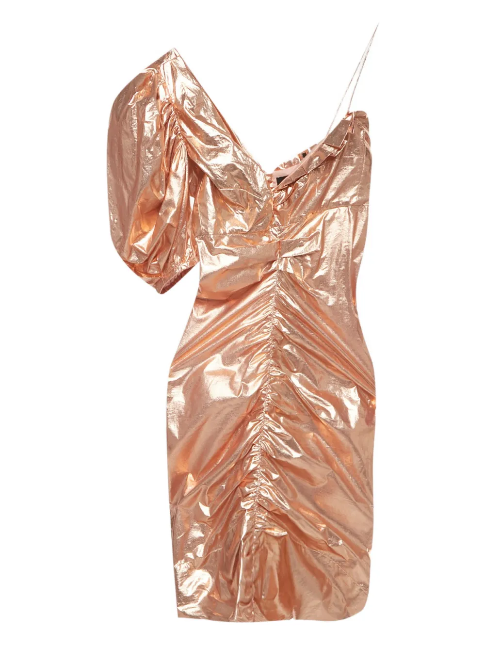 Isabel Marant Vintage robe courte froncée à une épaule | rose | Image 1