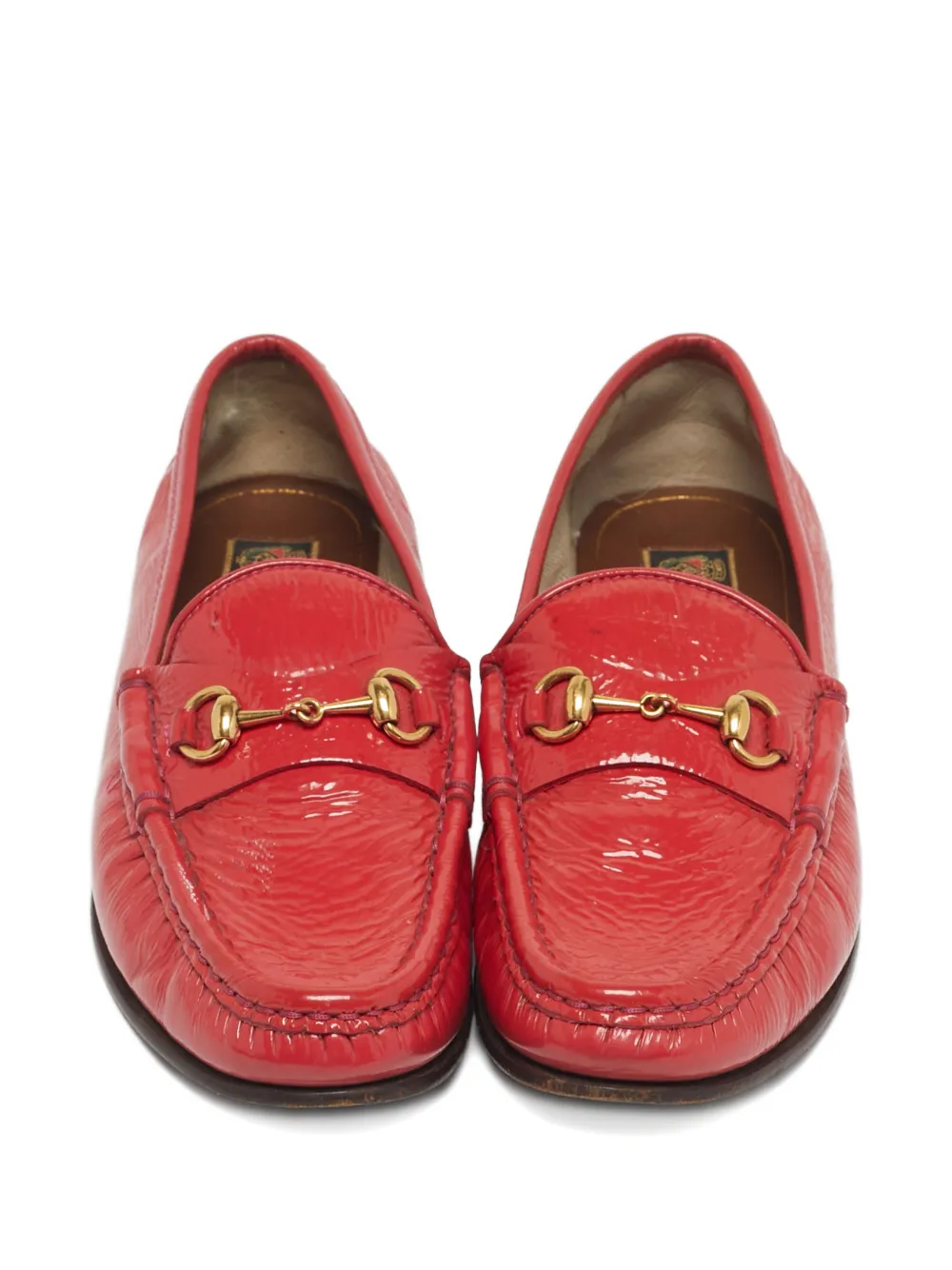 Gucci Pre-Owned 1953 Horsebit leather loafers - Rood