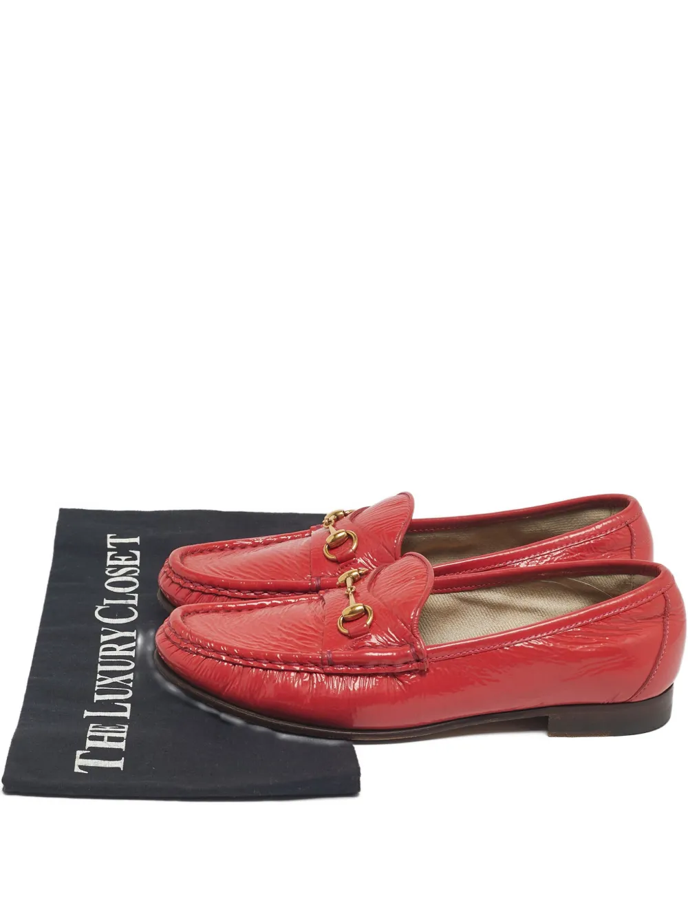 Gucci Pre-Owned 1953 Horsebit leather loafers - Rosso