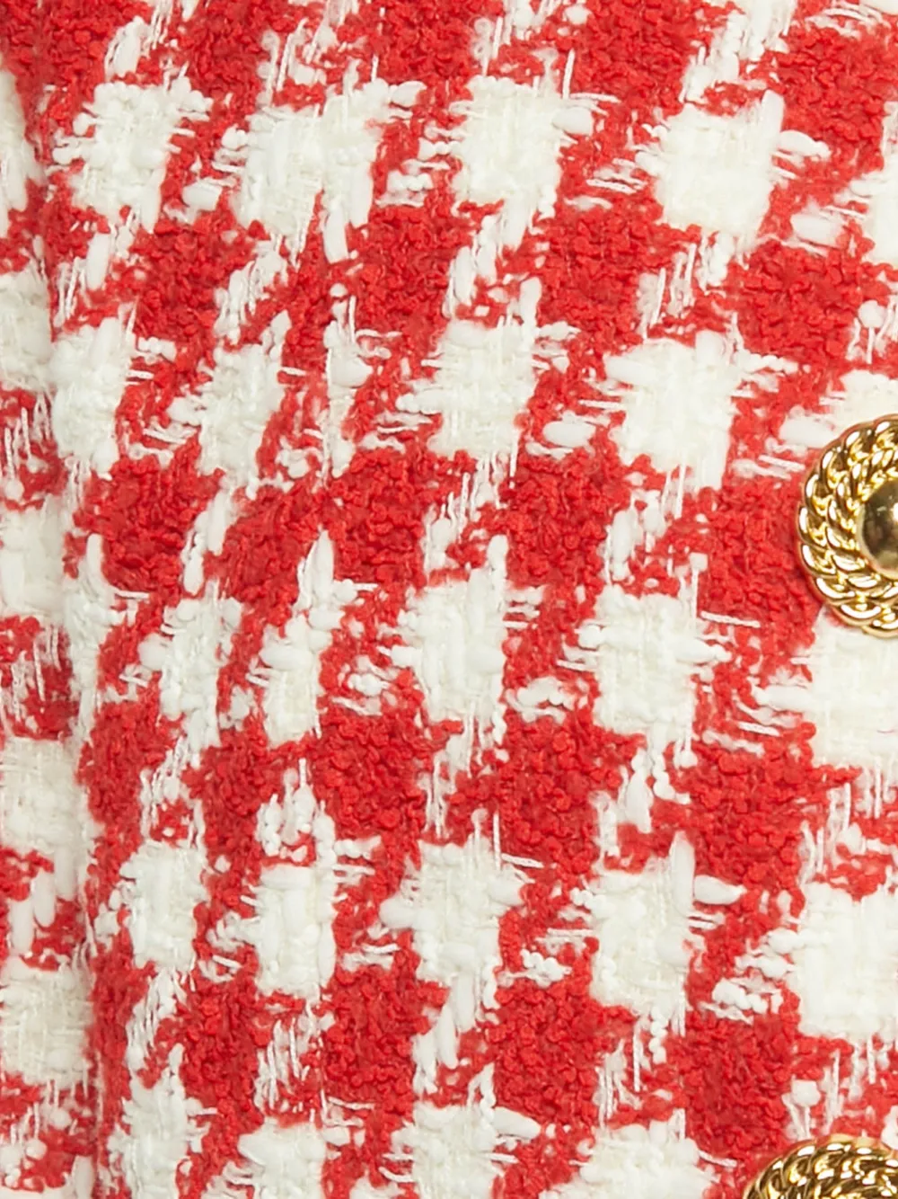 Balmain Pre-Owned houndstooth-pattern tweed-effect jacket | Image 2