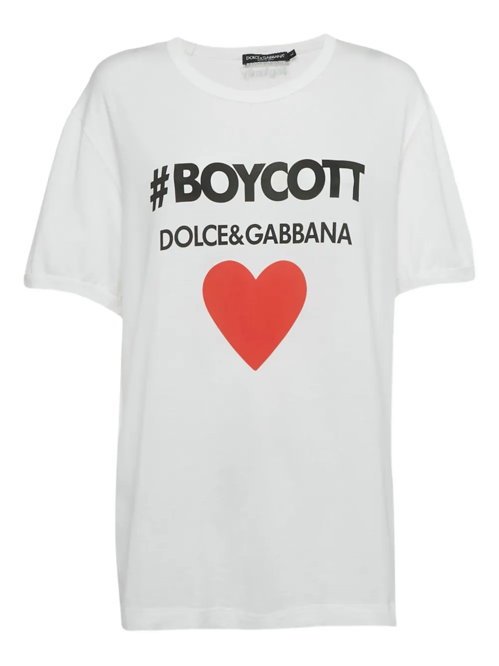 Dolce & Gabbana Pre-Owned Boycott T-shirt - Bianco