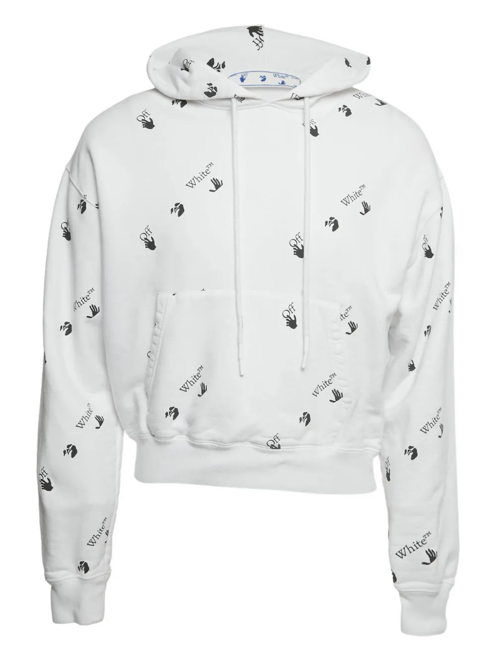 Off-White Pre-Owned 2013 logo-print hoodie - Weiß