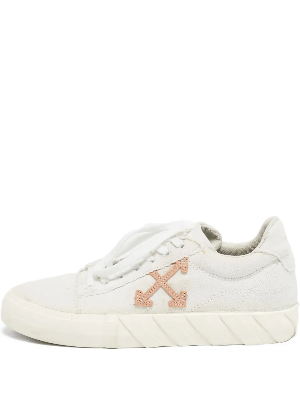 Off-White Pre-Owned Vulcanised canvas sneakers | White | Image 1
