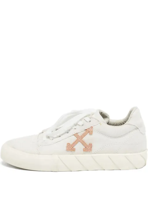 Off-White Pre-Owned Vulcanised canvas sneakers