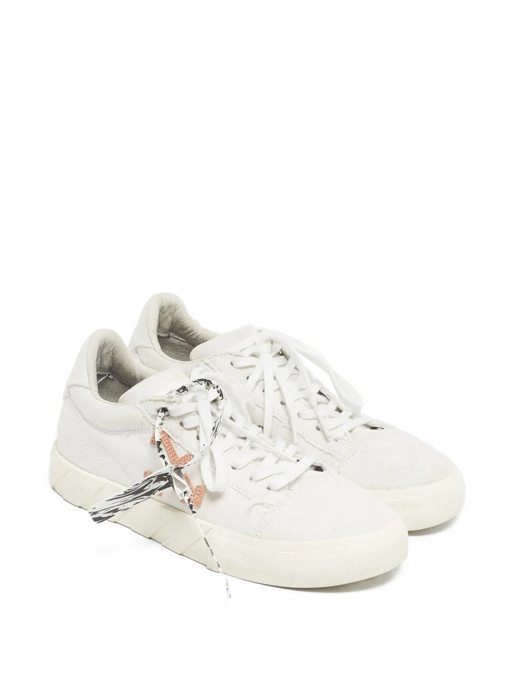 Off-White Pre-Owned Vulcanised canvas sneakers - Wit