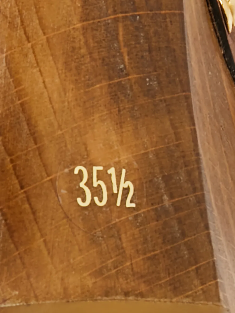 Pre-owned Gucci Janis Leather Studded Mules In Brown