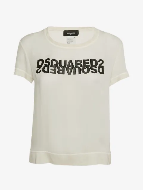 DSQUARED2 playera de seda