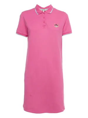 Ralph Lauren Embroidered Polo-pony Dress - Pink