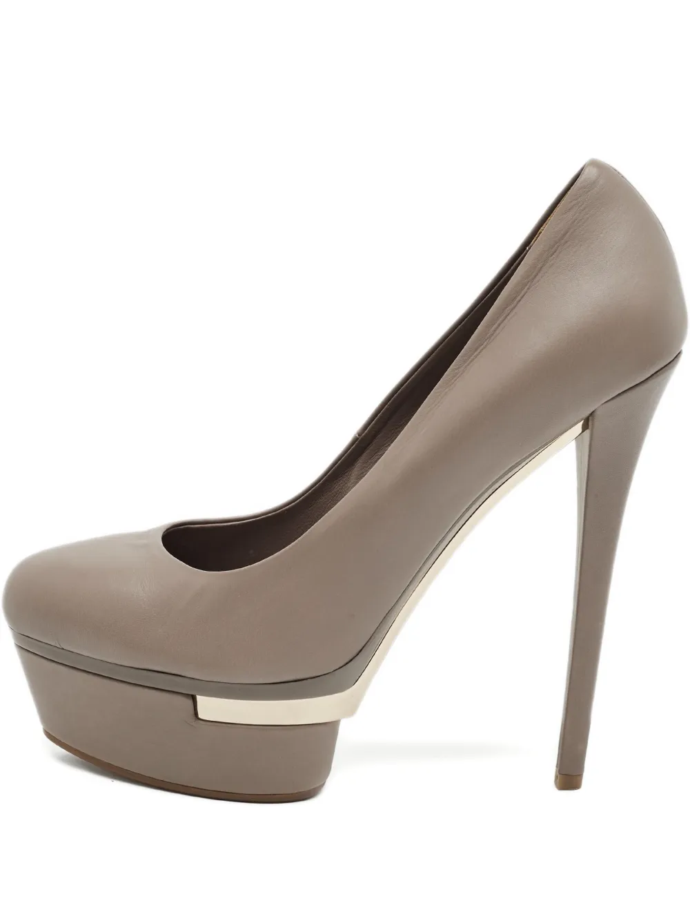 Le Silla platform heel pumps - Grigio