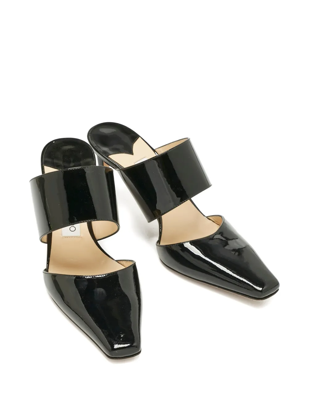 JIMMY CHOO Pre-owned Pointed-toe Mules In Black