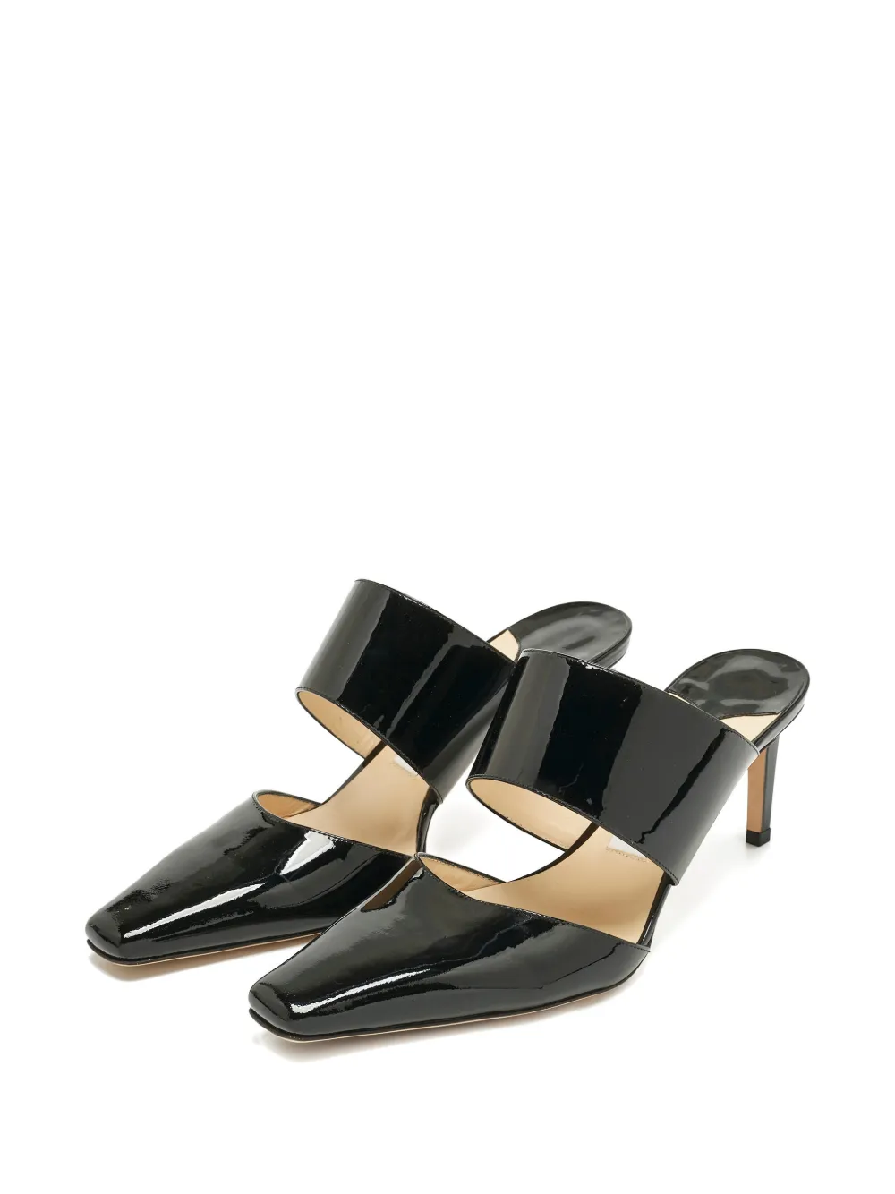 JIMMY CHOO Pre-owned Pointed-toe Mules In Black