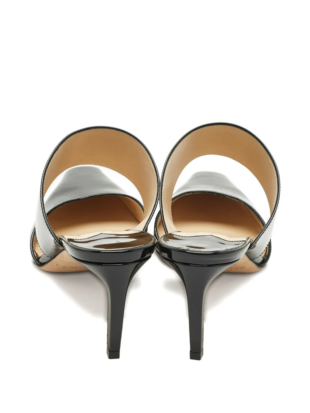 JIMMY CHOO Pre-owned Pointed-toe Mules In Black