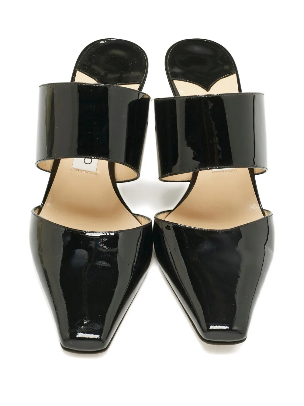 JIMMY CHOO Pre-owned Pointed-toe Mules In Black