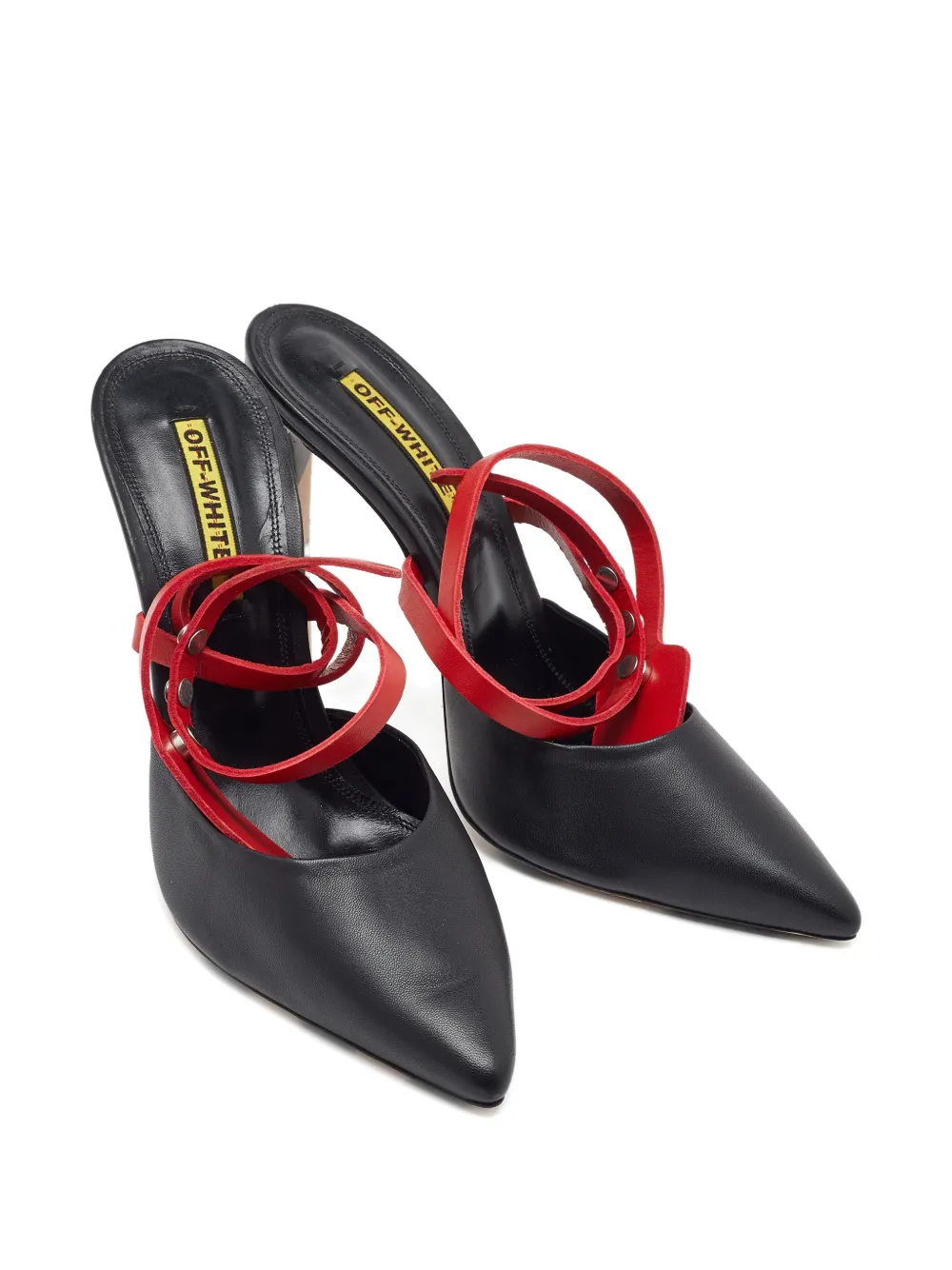 Off-White Pre-Owned asymmetric straps pointed mules | Image 2
