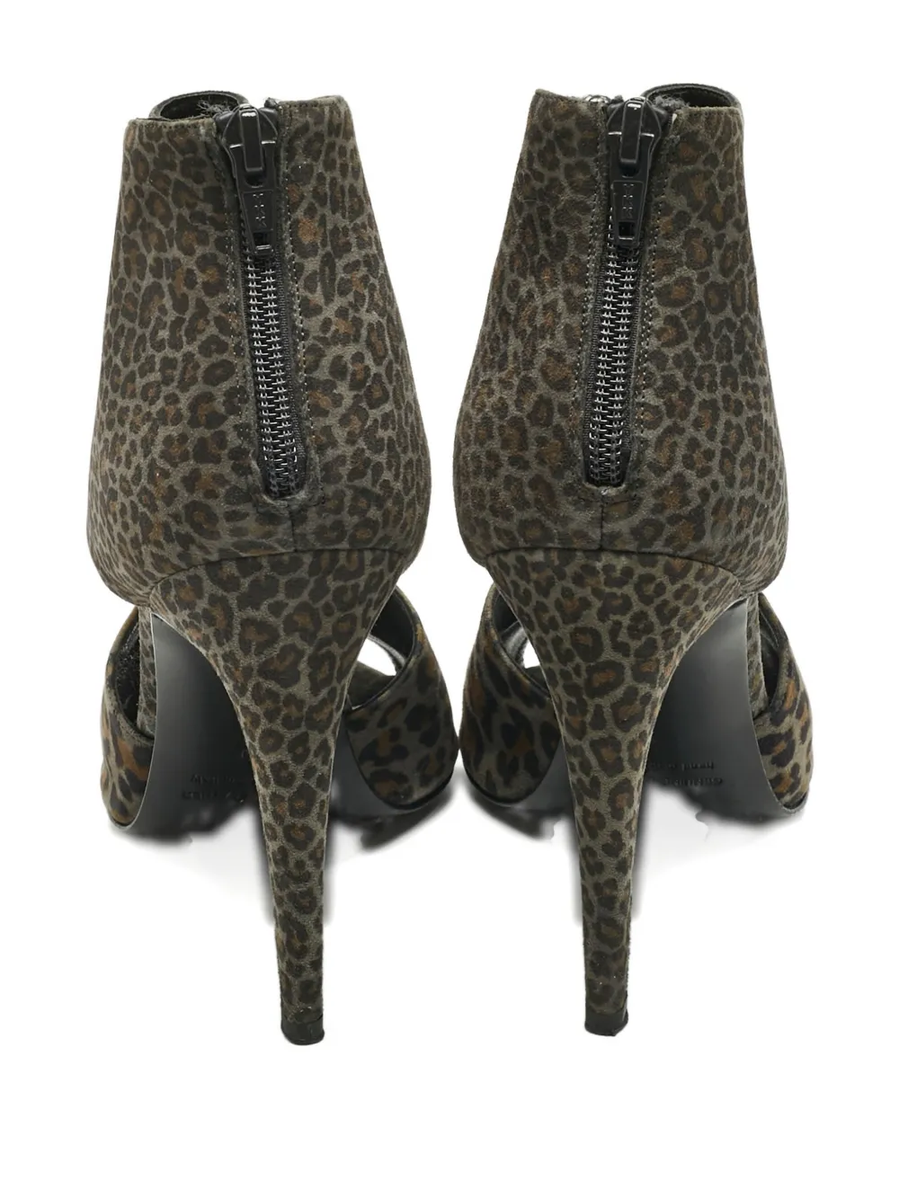 Pierre Hardy leopard-print zip suede sandals | Image 2