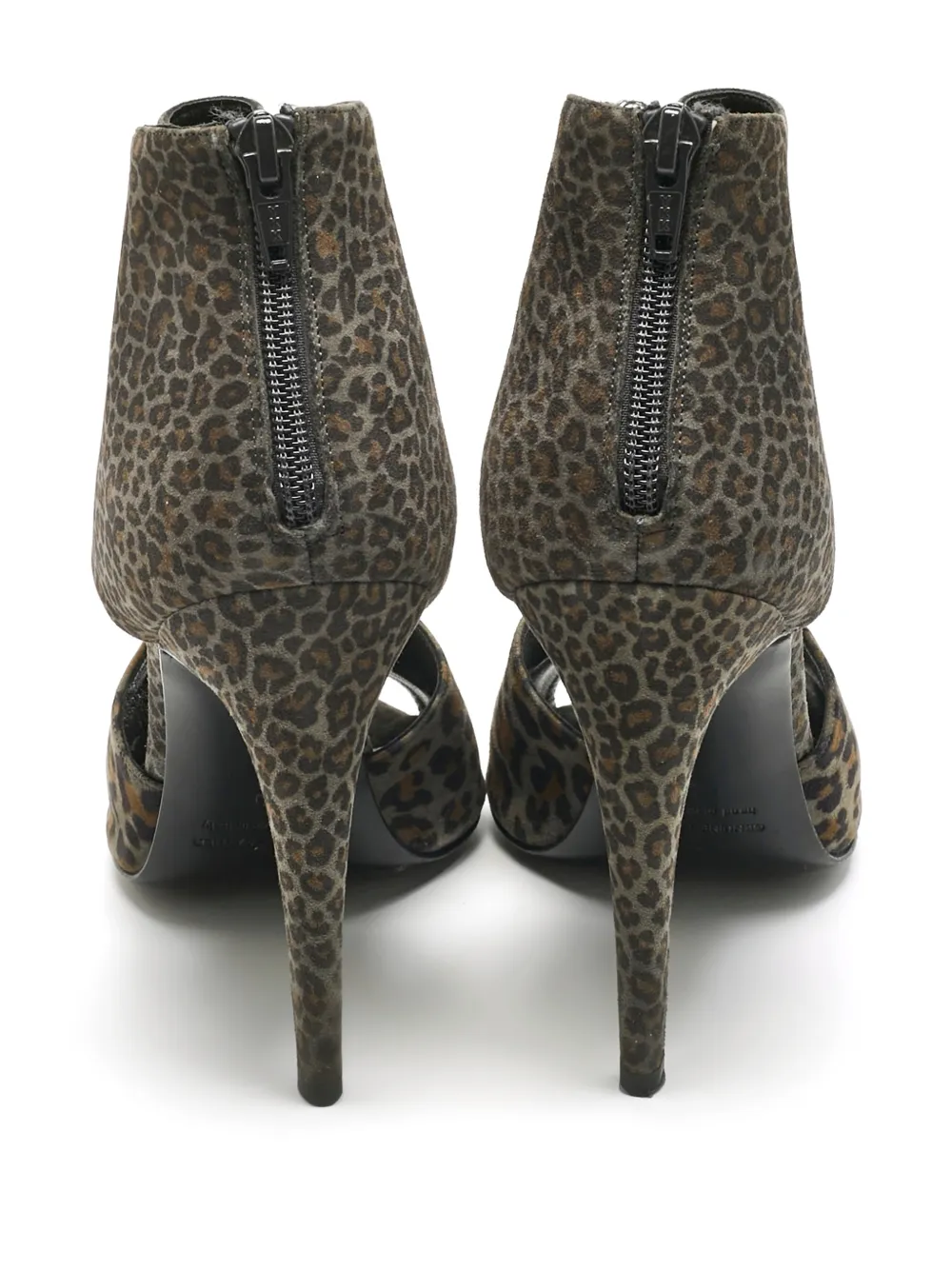 Pierre Hardy leopard-print zip suede sandals | Image 2