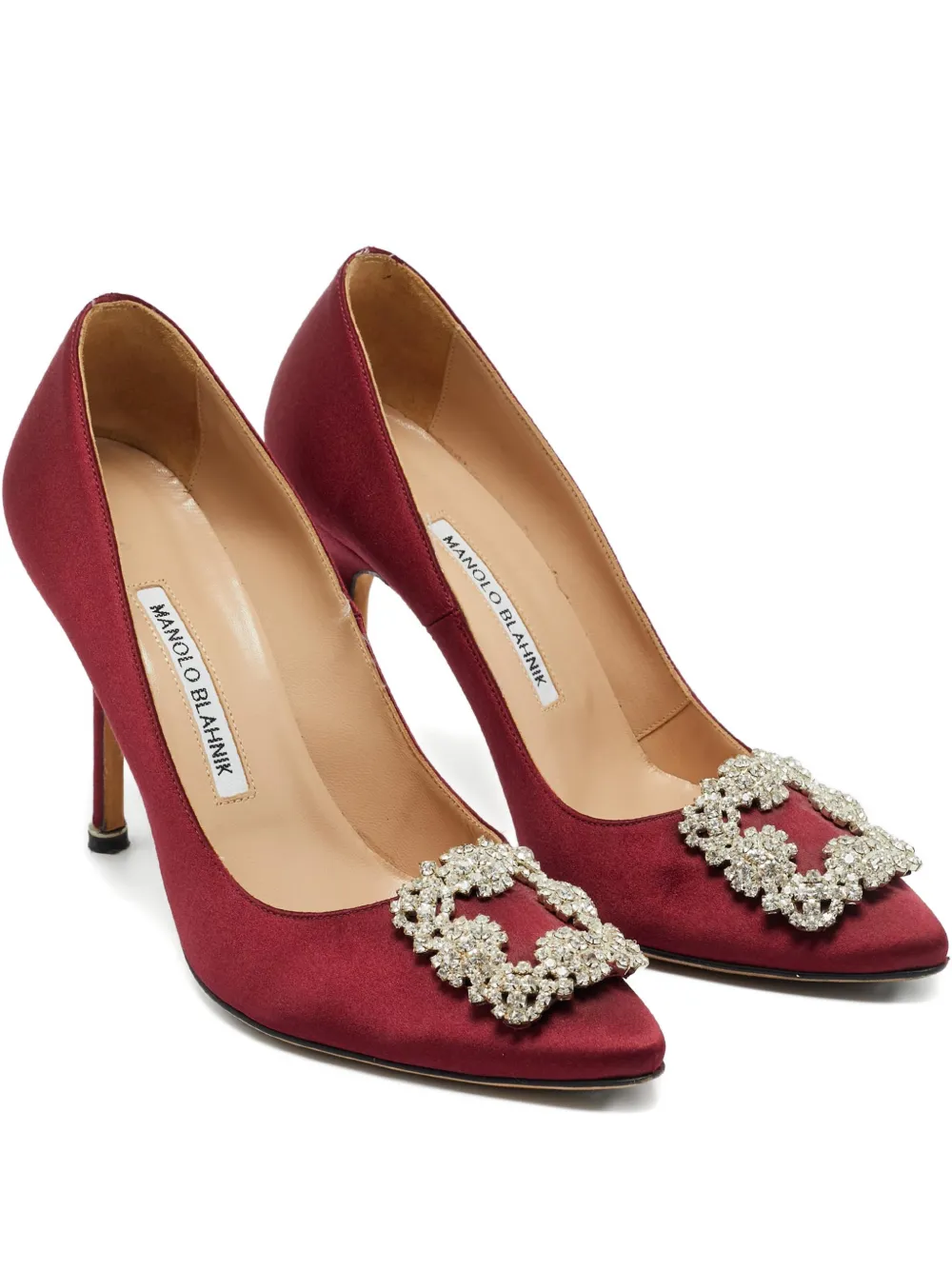 Manolo Blahnik Hangisi heeled pumps - Rosso