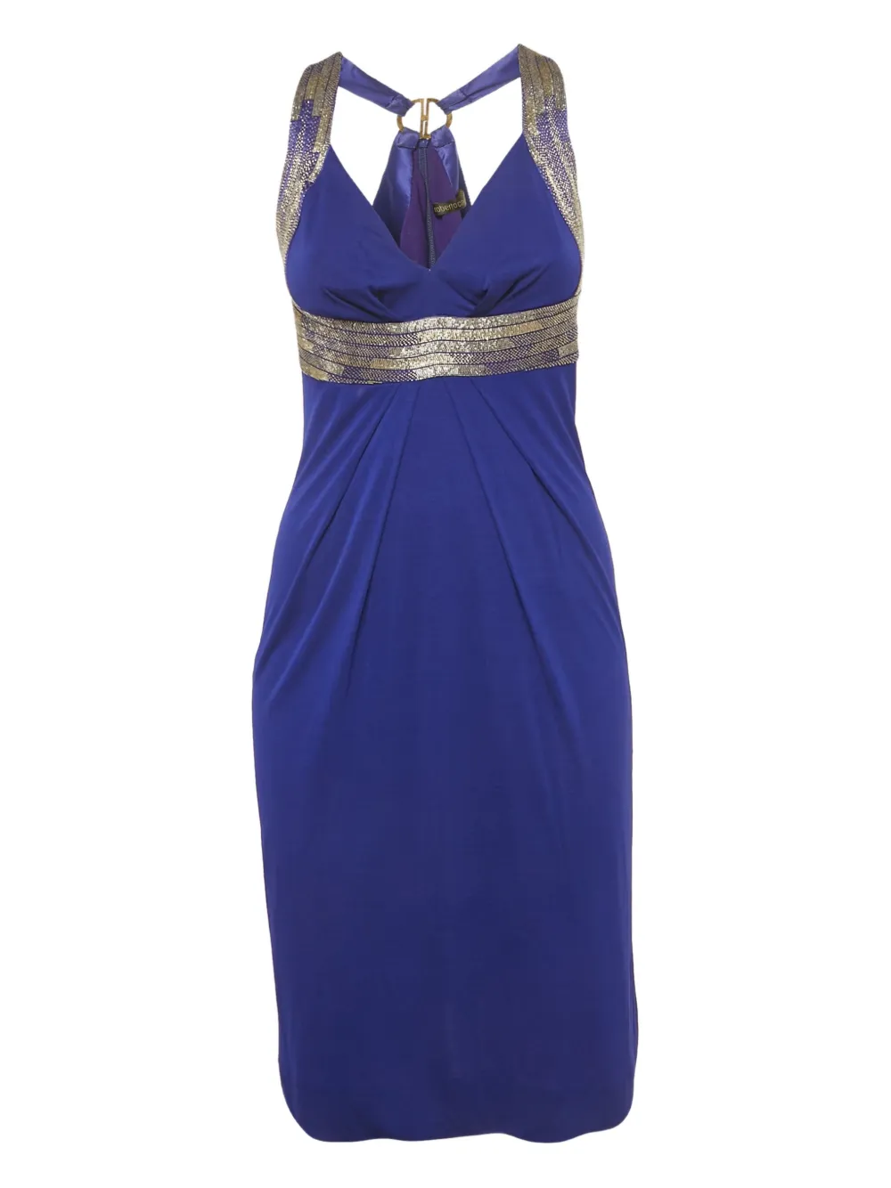 Roberto Cavalli Abito con decorazione - Blu