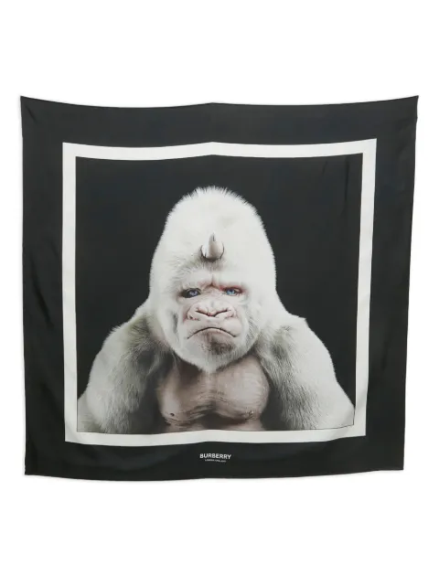 Burberry Pre-Owned gorilla-print scarf