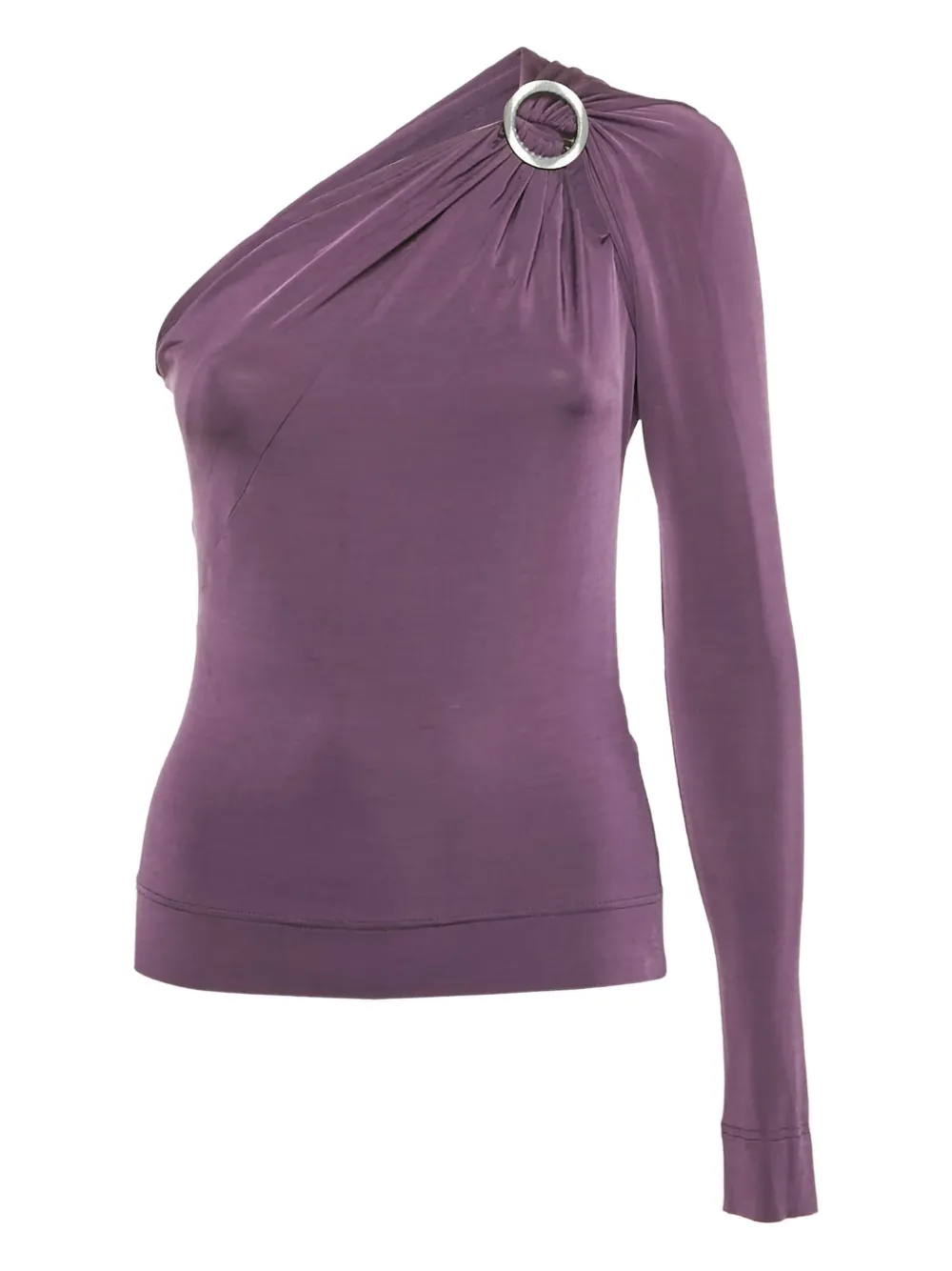 Just Cavalli asymmetric neckline blouse - Violett