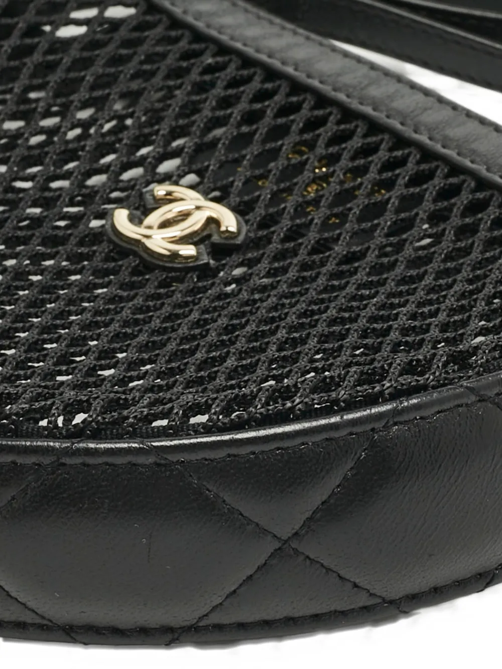 CHANEL Pre-Owned mesh tote bag - Zwart