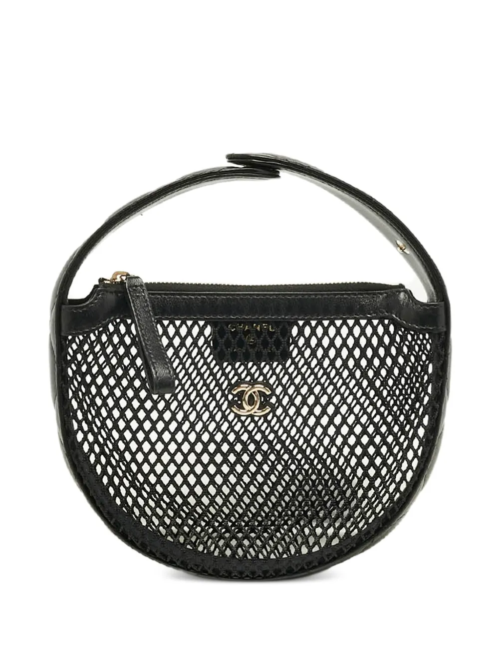 CHANEL Pre-Owned mesh tote bag - Black