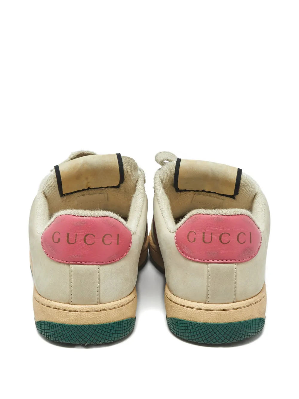 Gucci Pre-Owned Screener canvas sneakers - Beige