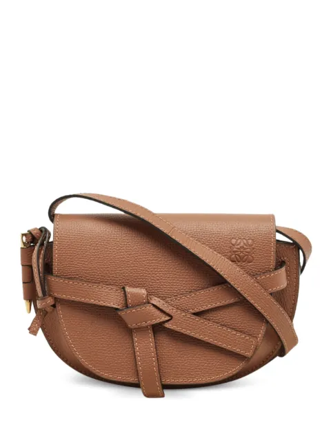 Loewe Pre-Owned mini Gate leather knotted cross body bag